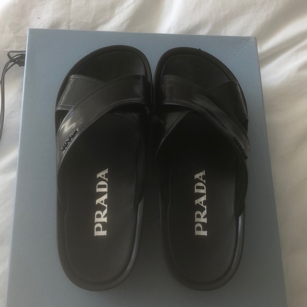 Prada platform sandals from spring 2019. Size 35.